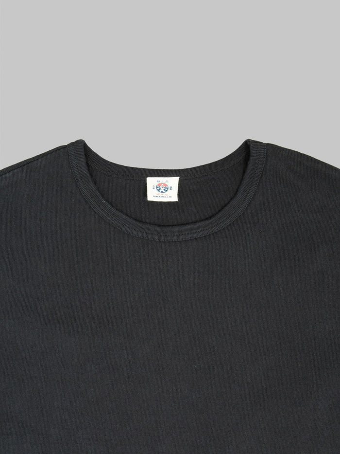 Samurai Jeans SJST-TW01 15.7oz Extra Heavy T-Shirt Black - Redcast Heritage Co.