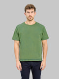 Samurai Jeans SJST TW01  Extra Heavy Tshirt Green front fit