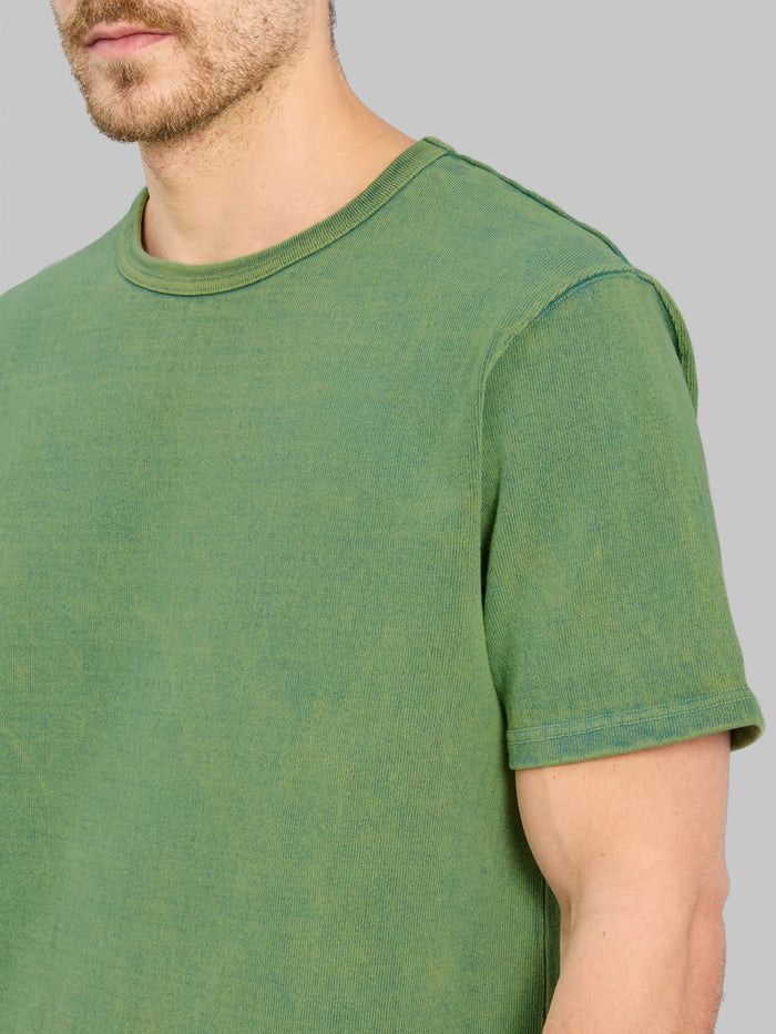 Samurai Jeans SJST TW01  Extra Heavy Tshirt Green chest