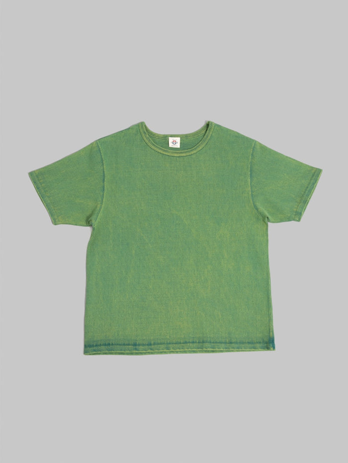 Samurai Jeans SJST TW01  Extra Heavy Tshirt Green front