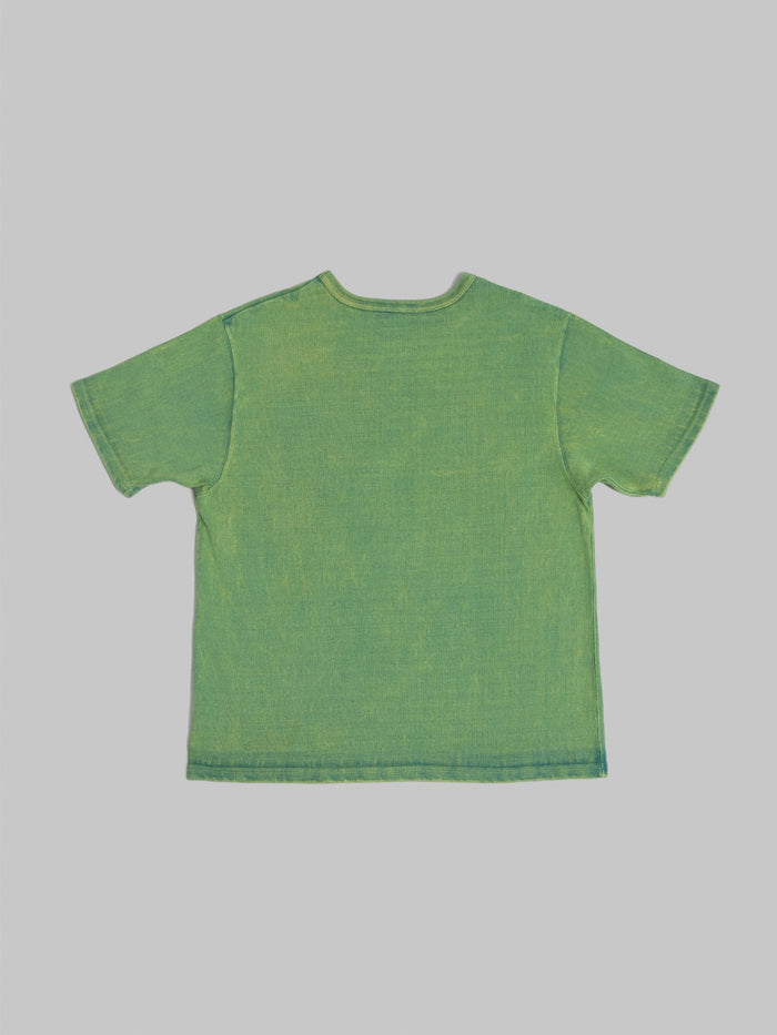 Samurai Jeans SJST TW01  Extra Heavy Tshirt Green back