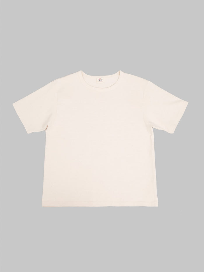 Samurai Jeans SJST-TW01 15.7oz Extra Heavy T-Shirt White - Redcast Heritage Co.