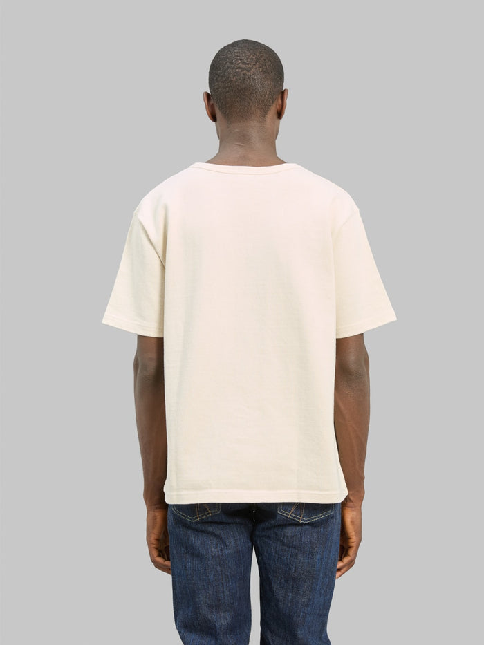 Samurai Jeans SJST-TW01 15.7oz Extra Heavy T-Shirt White - Redcast Heritage Co.