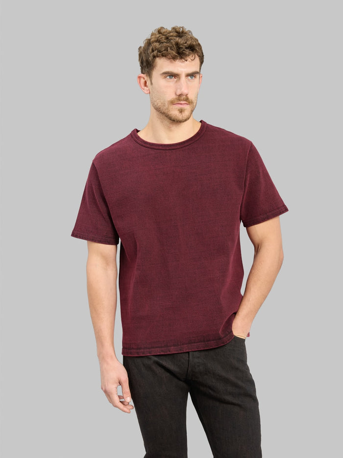 Samurai Jeans SJST TW01  Extra Heavy Tshirt Wine styled