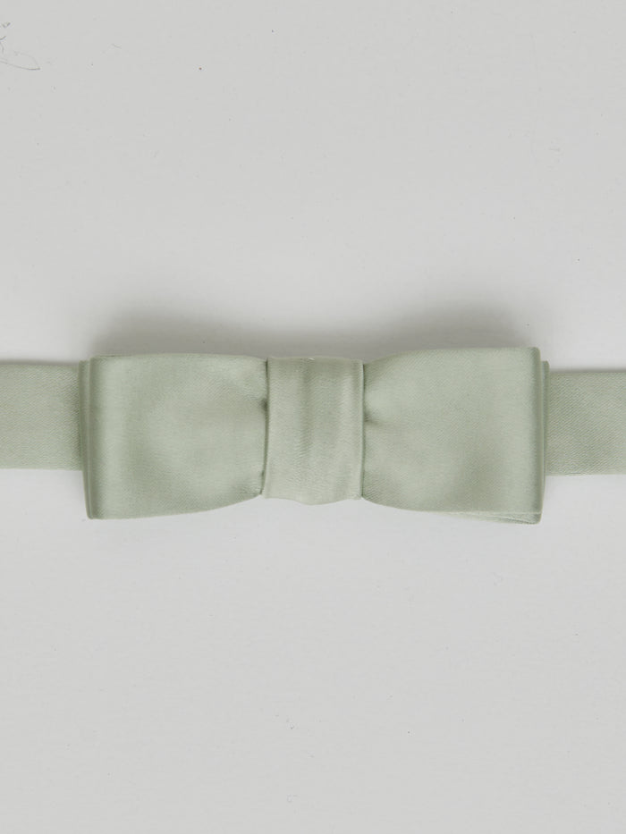 Satin Children's Bow Tie - Sage