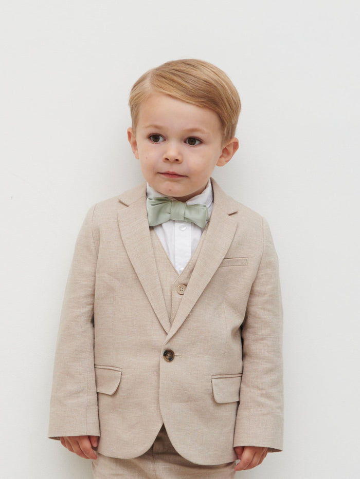 Satin Children's Bow Tie - Sage