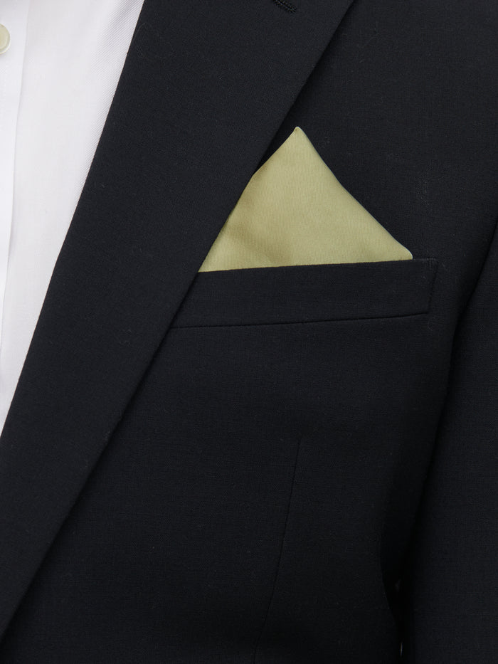 Satin Pocket Square - Olive