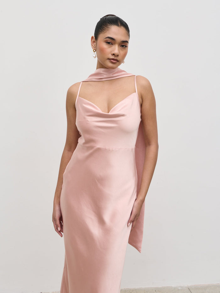 Satin Sash - Blush