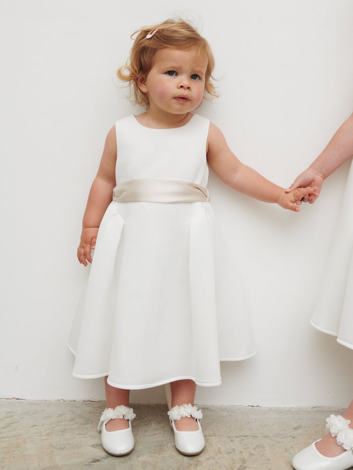 Satin Sash - Champagne