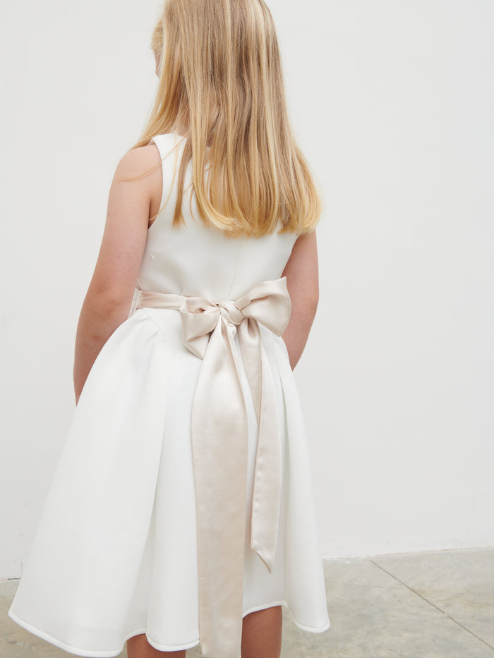 Satin Sash - Champagne