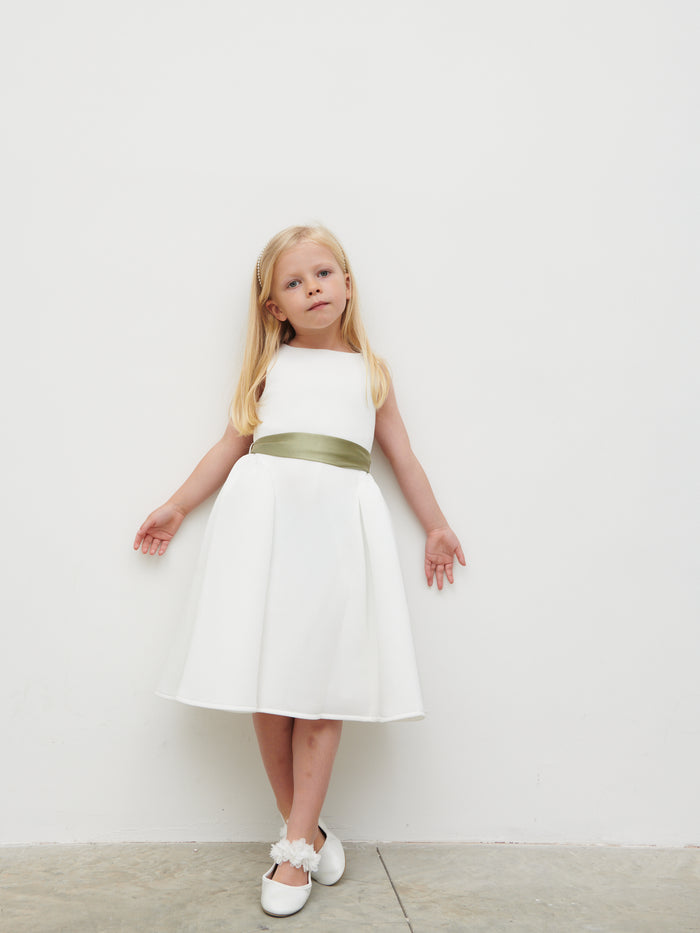 Satin Sash - Olive