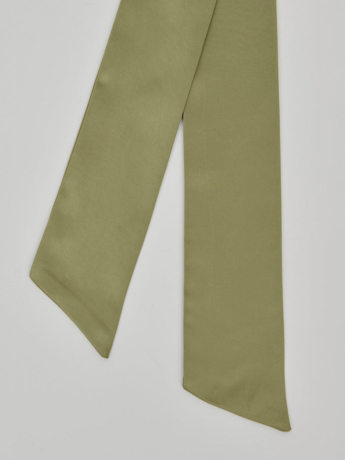 Satin Sash - Olive