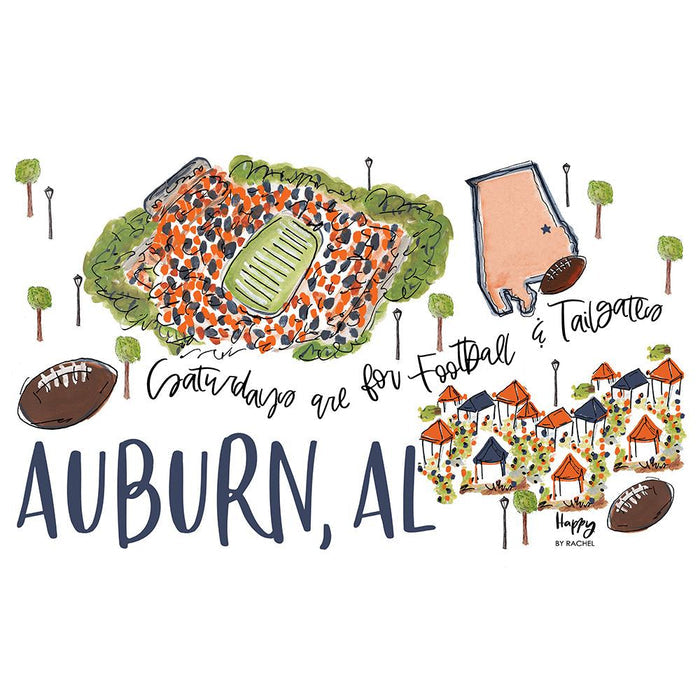 Saturday in Auburn Tumbler 12oz