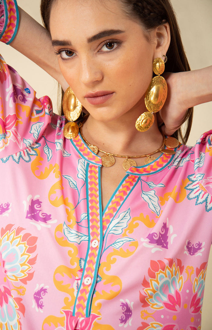 Savannah Jersey Top, color_pink