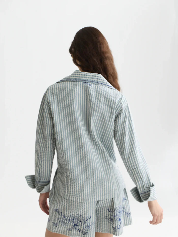 Scotch Soda  U9B01592T Embroidered Structured shirt