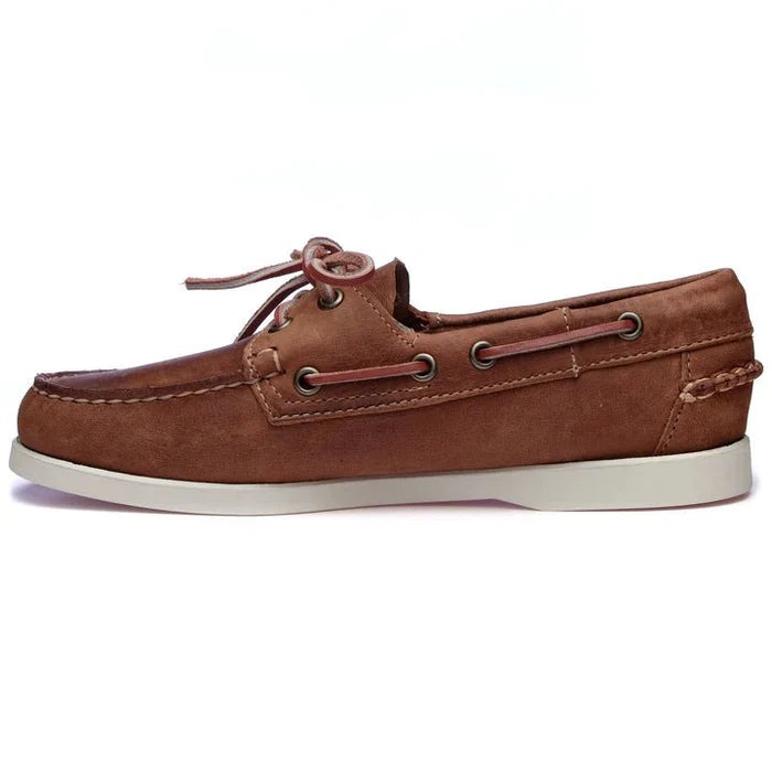 Sebago - Brown Tan Docksides Portland Crazy H Woman - Kalifornia Jean Bar