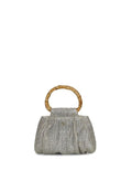 Mini Totes APOELLA Serifos Mini Bamboo Raffia Straw Bag Silver O/S Apoella