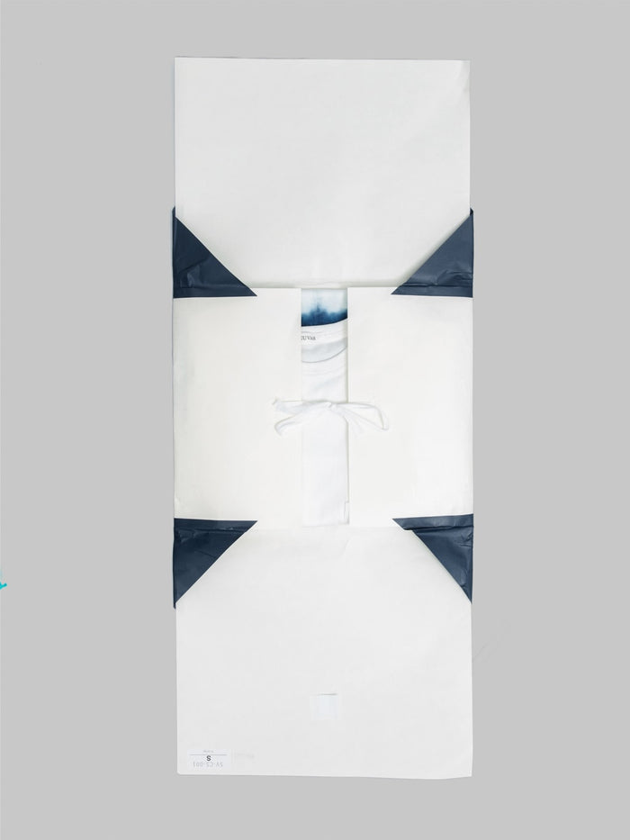 Seuvas Danzome TShirt Natural Indigo details