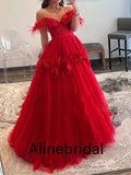 Sexy Sweetheart Off shoulder A-line Long Prom Dress, PD3564
