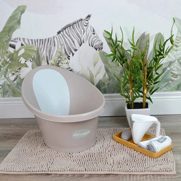 Shnuggle Newborn Baby Bath with Plug - Taupe - ebebek - Black Friday