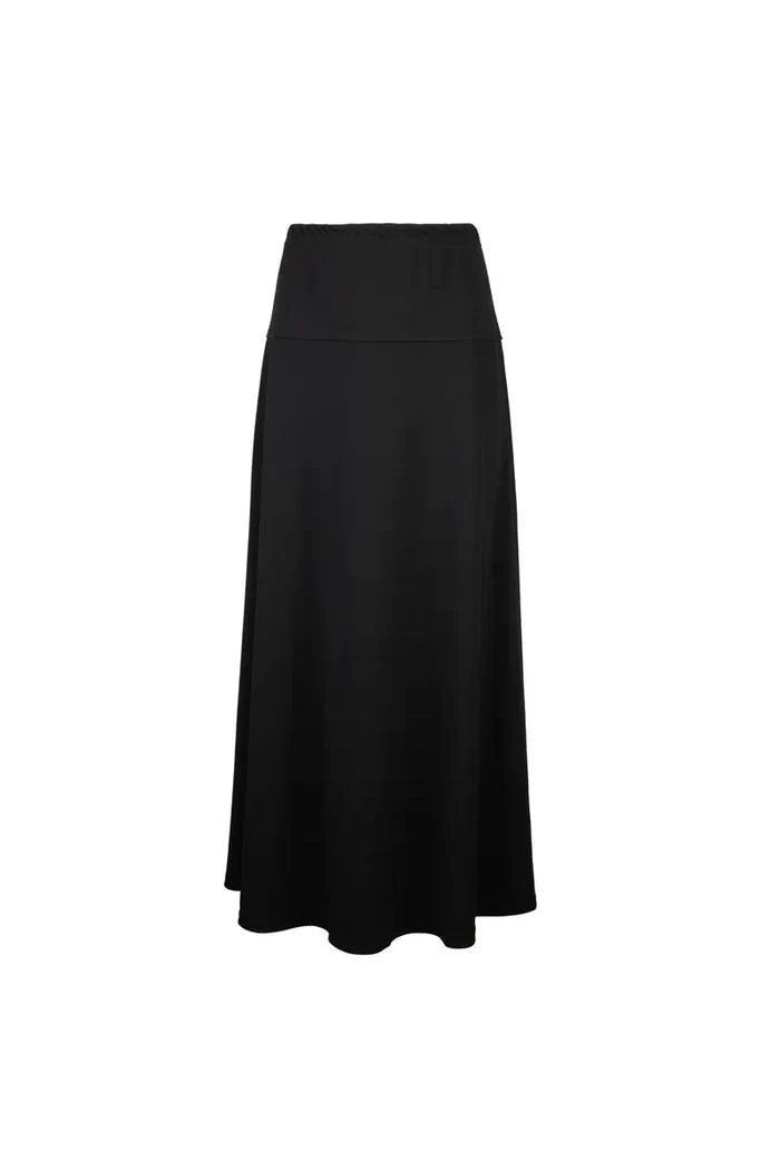 Simondona Flairy Long Skirt W/ Yolk S4433