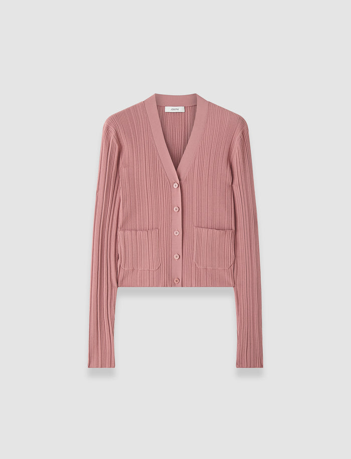 Sinai Plissé Knit Cardigan