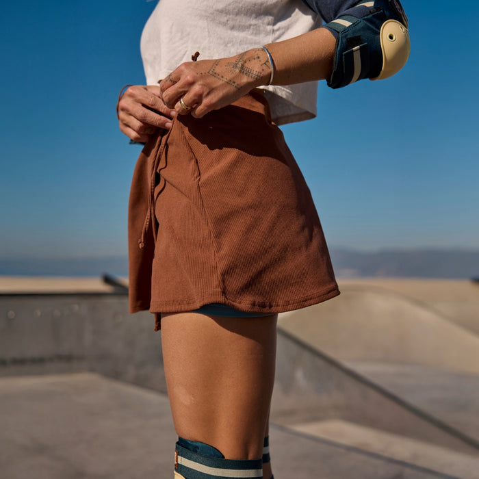 SKORTSAVER - GRLSWIRL SIGNATURE EDITION- Rusty Brown