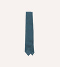 Sky Blue Fine Woven Grenadine Silk Hand Rolled Tie