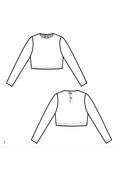 Slimit Long Sleeve Crop Adjble SLM2608