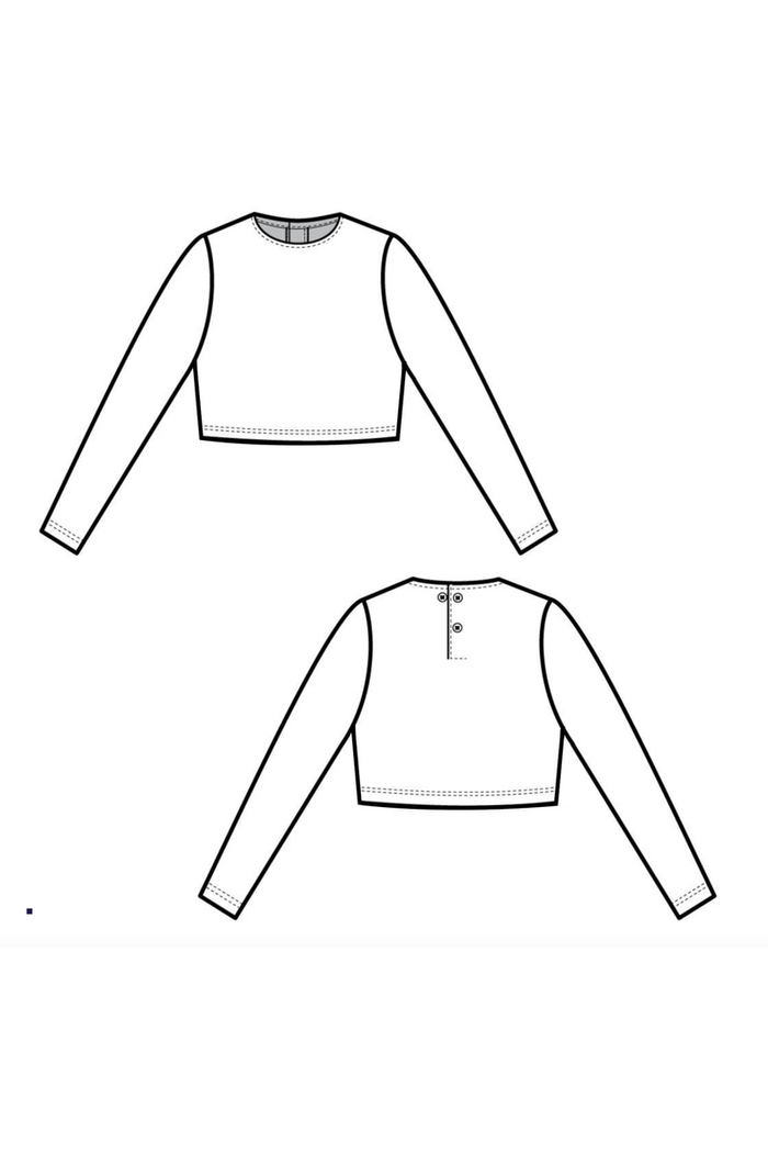 Slimit Long Sleeve Crop Adjble SLM2608