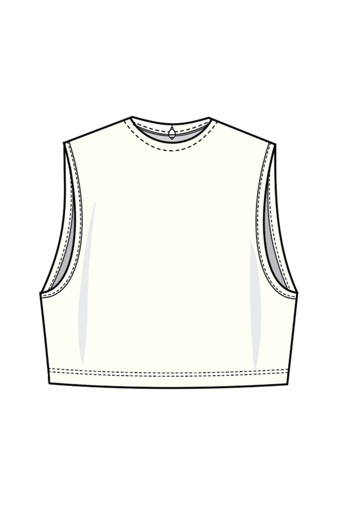 Slimit Smoothing Neck Adjustable  Crop Seelveless Slm2651