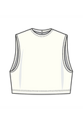 Slimit Smoothing Neck Adjustable  Crop Seelveless Slm2651