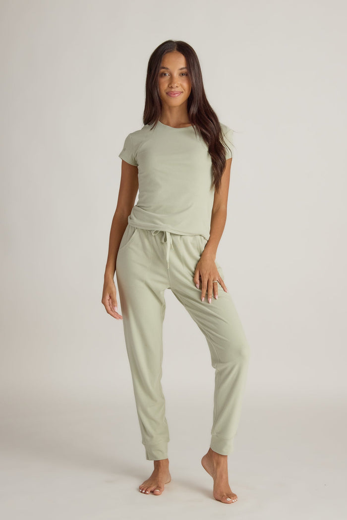 Soft Collection Short Sleeve Shirt | Sage