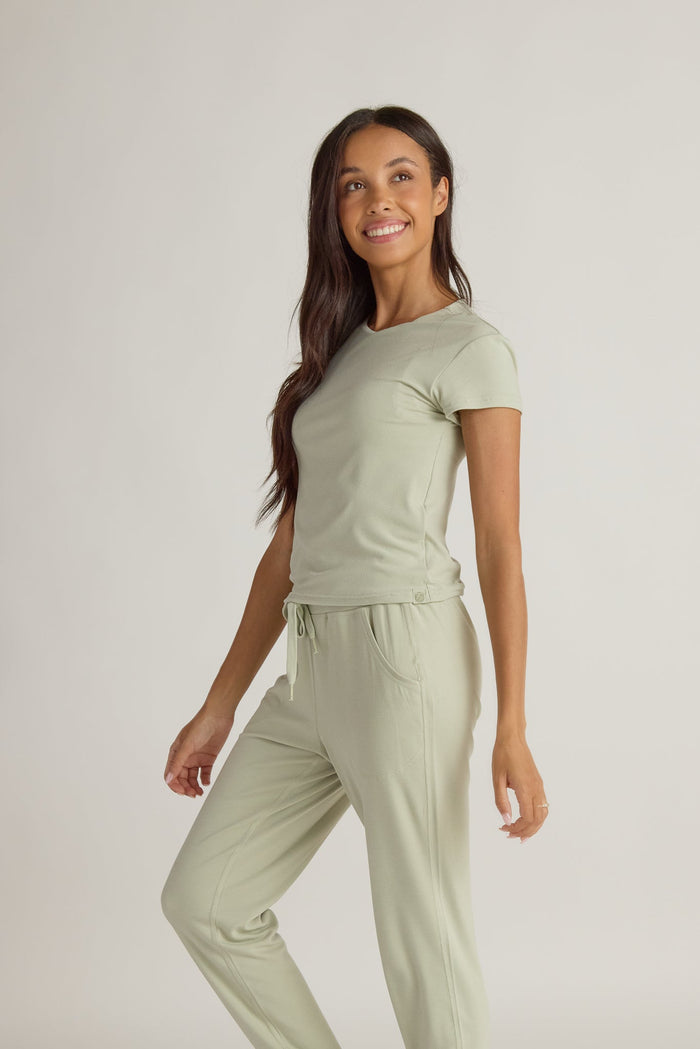 Soft Collection Short Sleeve Shirt | Sage