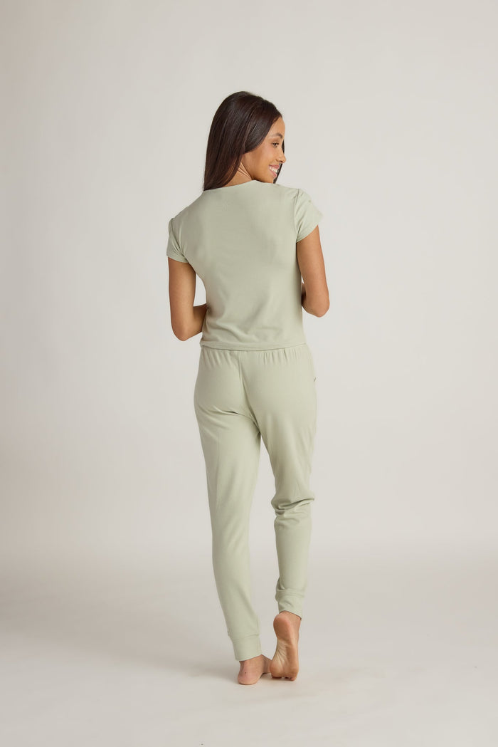 Soft Collection Short Sleeve Shirt | Sage