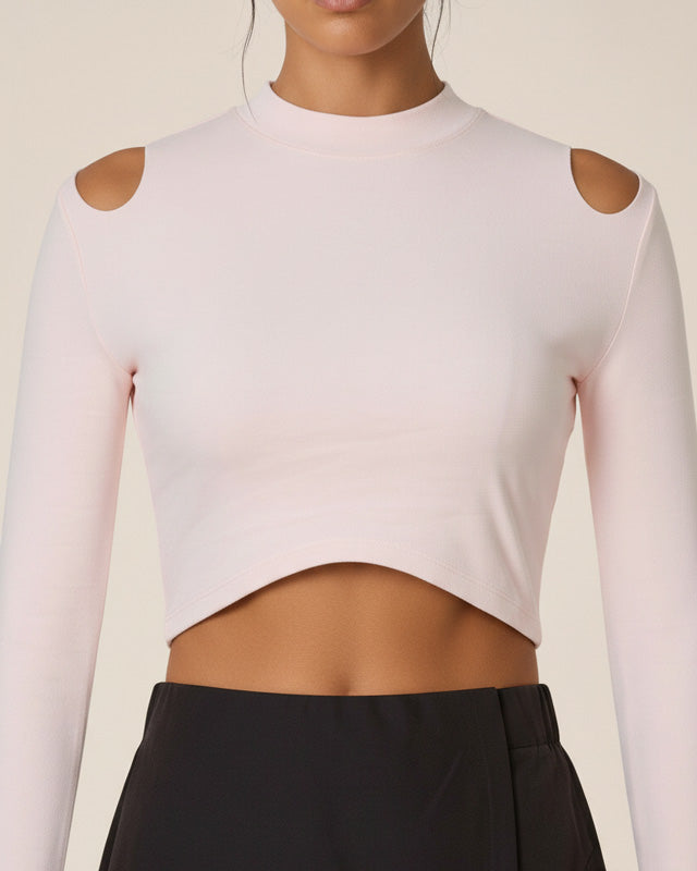 Sola Rally Cutout Crop Top