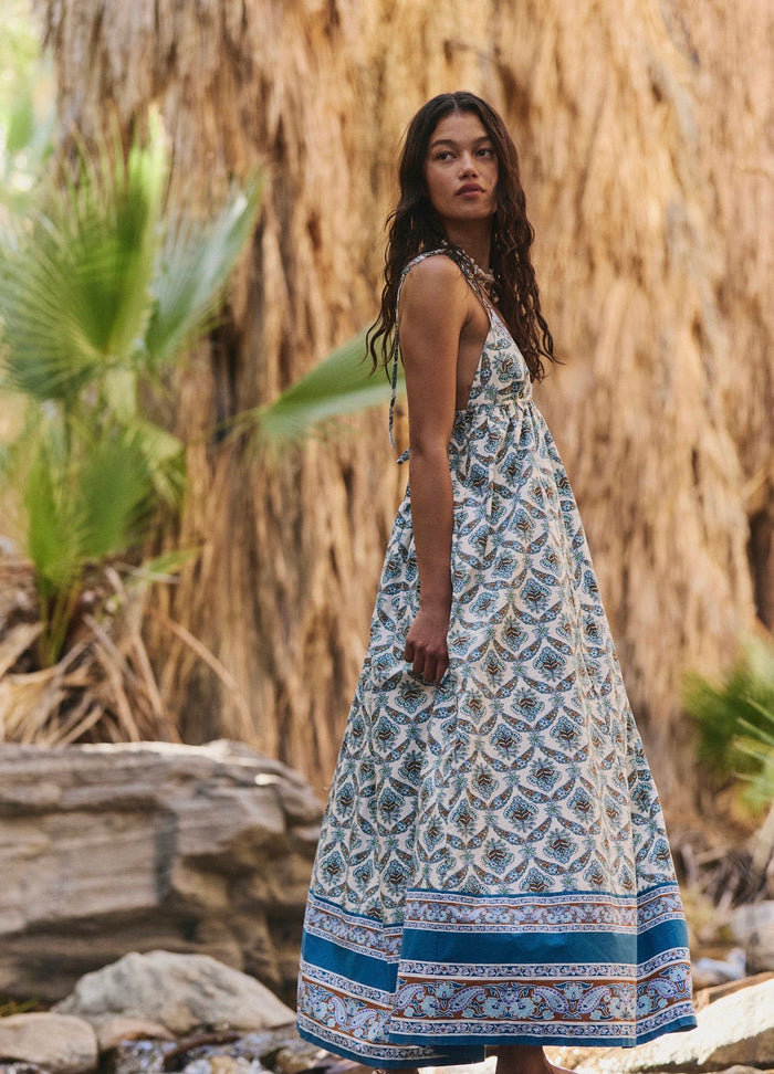 Sorrento Stroll Printed Maxi | Ivory Combo