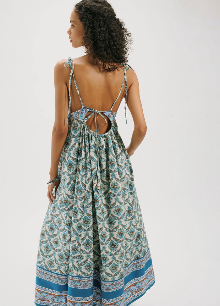 Sorrento Stroll Printed Maxi | Ivory Combo