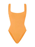 One-Piece Hunza G Square Neck Low Back One Piece Mango Sorbet O/S / Mangp Sorbet Apoella