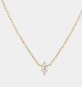 Stainless Steel 14K gold Necklace - Marquee