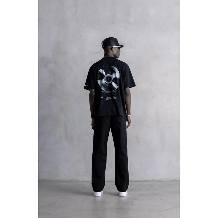 Stampd Sound System Vinyl Relaxed Tee Black