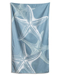 The Royal Standard Starfish Giant Beach Towel | Smoke Blue/White