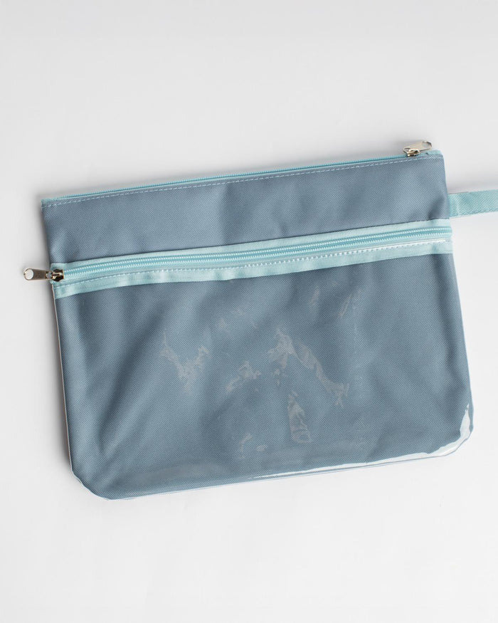 Starfish Stripe Wet/Dry Bag | Smoke Blue/White