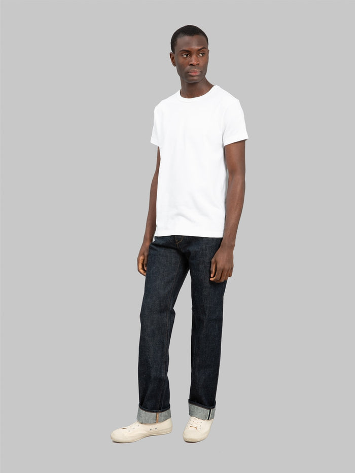 stevenson overall encinitas 150 13oz regular straight selvedge jeans styled
