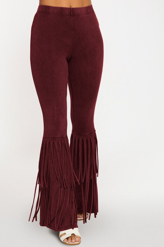 Stretchy Fringe Leggings image 0