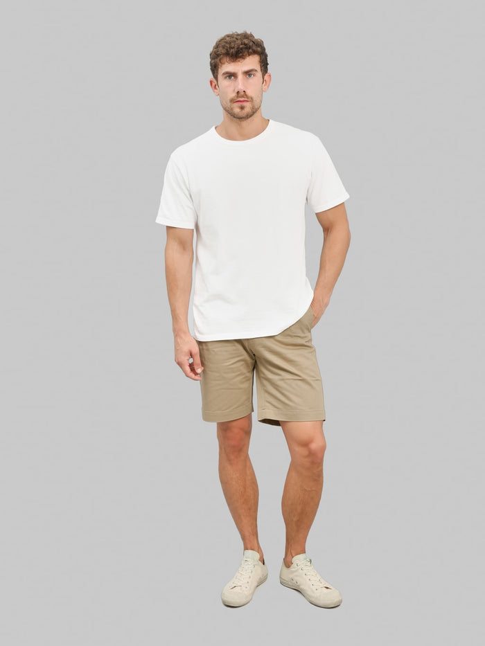 Studio DArtisan 1925 Chino Shorts Beige styled