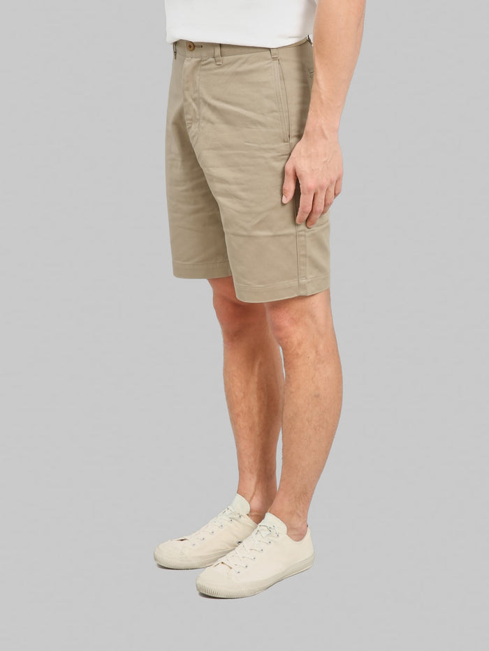 Studio DArtisan 1925 Chino Shorts Beige  side fit