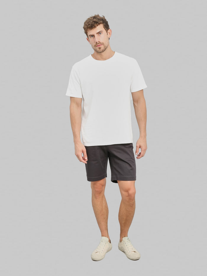 Studio DArtisan 1925 Chino Shorts Carbon Black styled