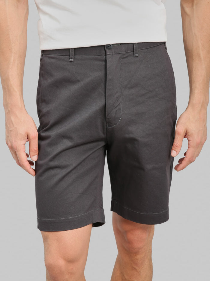Studio DArtisan 1925 Chino Shorts Carbon Black waist