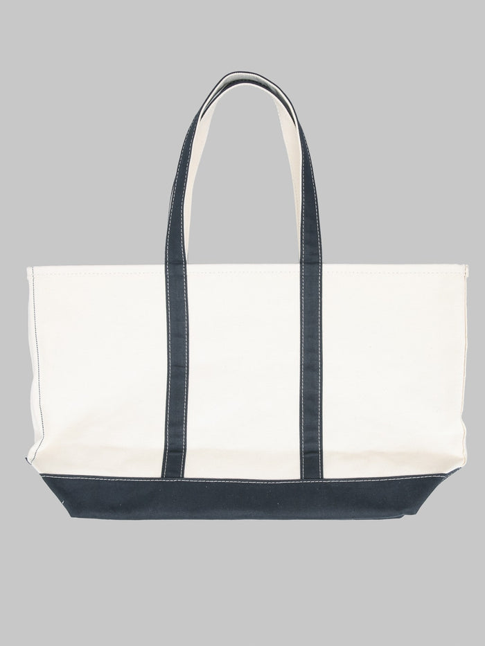 Studio DArtisan 7575 25oz Canvas Tote Bag Ivory Navy back